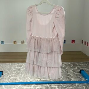 Janie and Jack Pink Long Sleeve Dress